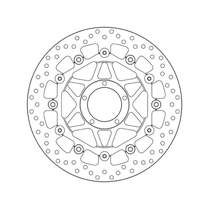 78B40890 Brembo Floating Front Brake Disc