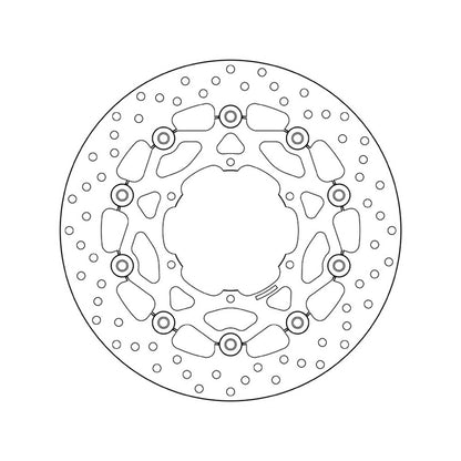 78B40896 Brembo Floating Front Brake Disc