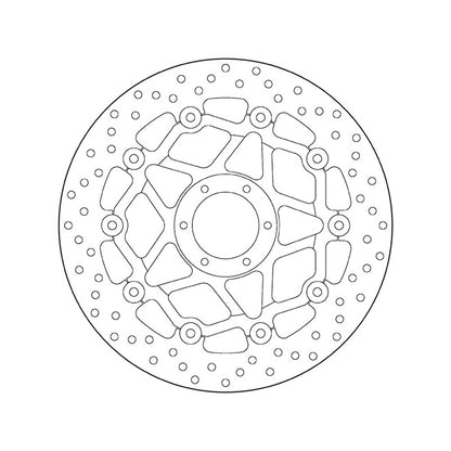 78B40898 Brembo Floating Front Brake Disc