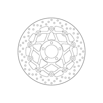 78B40899 Brembo Floating Front Brake Disc