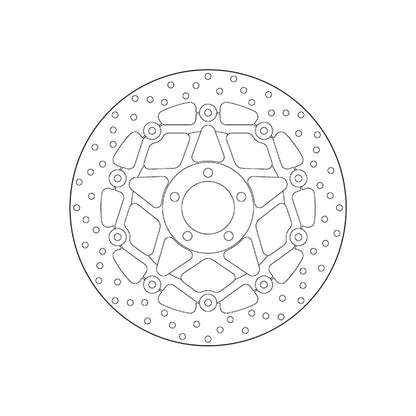 78B408A1 Brembo Floating Front Brake Disc