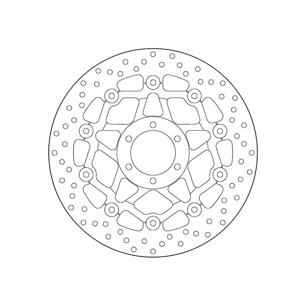 78B408A2 Brembo Floating Front Brake Disc