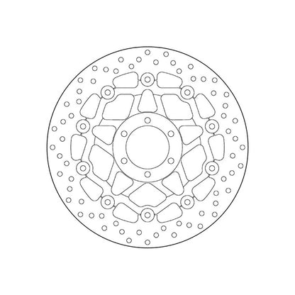 78B408A2 Brembo Floating Front Brake Disc