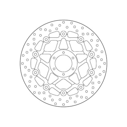 78B408A3 Brembo Floating Front Brake Disc