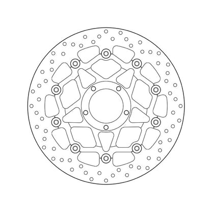 78B408A4 Brembo Floating Front Brake Disc