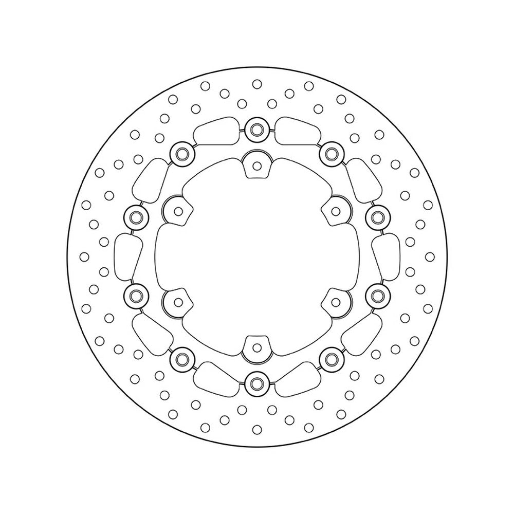 78B408A5 Brembo Floating Front Brake Disc