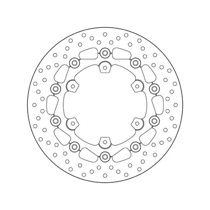78B408A5 Brembo Floating Front Brake Disc