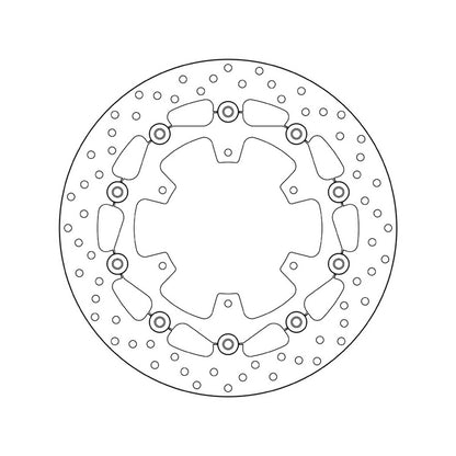 78B408A8 Brembo Floating Front Brake Disc