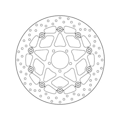 78B408B1 Brembo Floating Front Brake Disc
