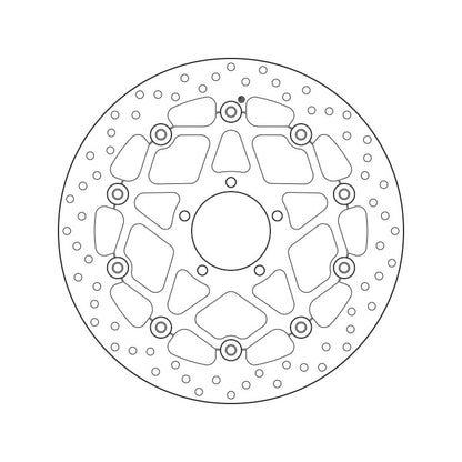 78B408B3 Brembo Floating Front Brake Disc
