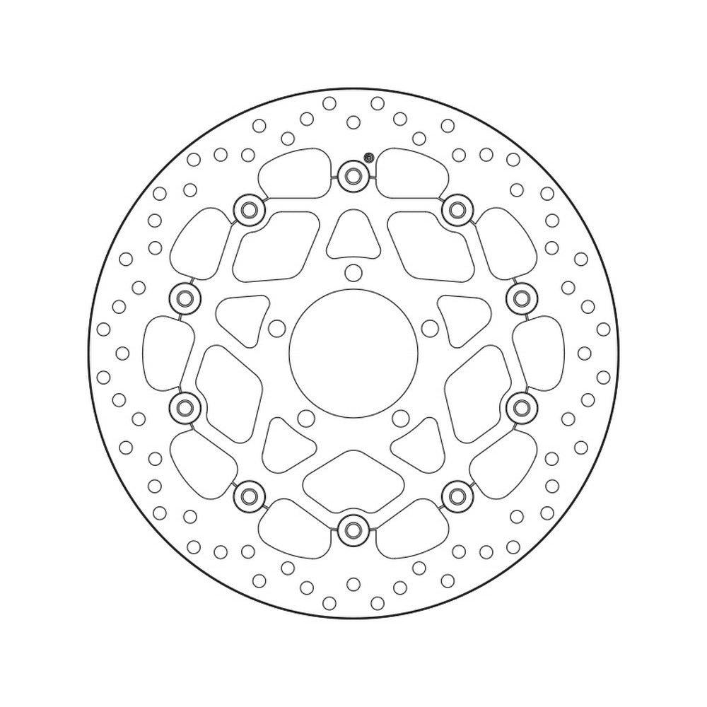 78B408B5 Brembo Floating Front Brake Disc