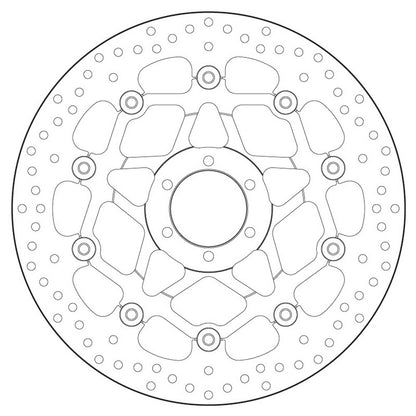 78B408B8 Brembo Floating Front Brake Disc
