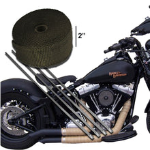 50mm x 25ft Black Exhaust Wrap