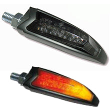 Motorcycle Custom Streetfighter Highsider LED Tail Light Indicators Smoke Pair