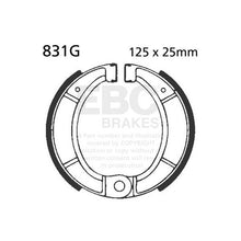 EBC Grooved Brake Shoe Set 831G
