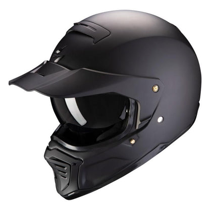 Scorpion EXO Fighter Matt Black Open Face Helmet