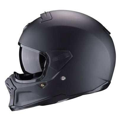 Scorpion EXO Fighter Matt Black Open Face Helmet