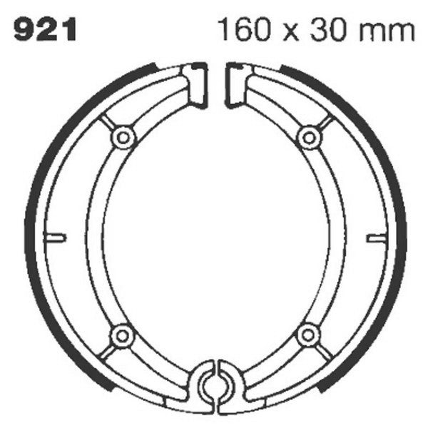 921 EBC Brake Shoes