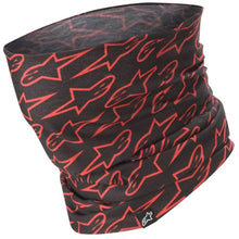 Alpinestars Neck Tube Black Red Fluo