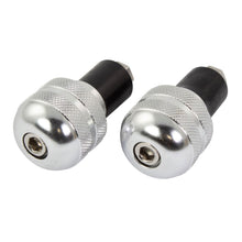 Universal Knurled Bar Ends Silver