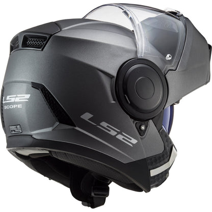 LS2 FF902 Scope Solid Matt Titanium Flip Front Helmet