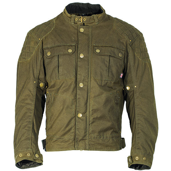 Richa Scrambler 2 Wax Jacket Green