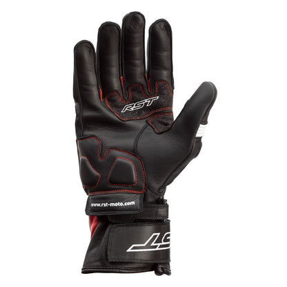 RST Pilot CE Mens Glove Black Red White