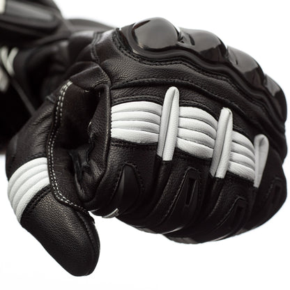 RST Pilot CE Mens Glove Black White