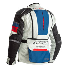 RST Pro Series Adventure-X Airbag CE Men Textile Jacket Ice Blue Red