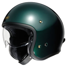 Shoei J.O British Green Open Face Helmet