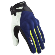 LS2 Dark II Mens Gloves Blue Yellow