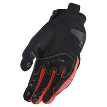 LS2 Dark II Mens Gloves Black Red