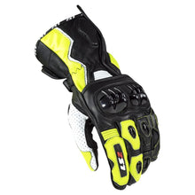 LS2 Swift Racing Gloves Black Neon Yellow