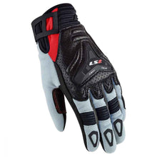 LS2 All Terrain Ladies Gloves Black Grey Red