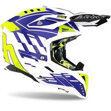 Airoh Aviator 3 Rampage Blue Motocross Helmet