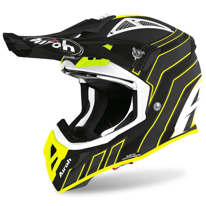 Airoh Aviator Ace Art Matt Black Motocross Helmet