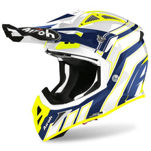Airoh Aviator Ace Art Blue Motocross Helmet