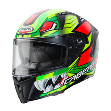 Caberg Avalon Giga Matt Black Yellow Fluo Red Full Face Helmet