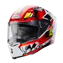 Caberg Avalon Giga White Red Yellow Full Face Helmet