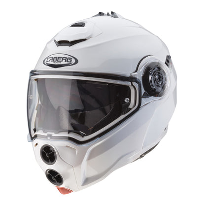 Caberg Droid Metal White Flip Front Helmet