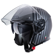 Caberg Flyon Bakari Matt Gun Black Open Face Helmet