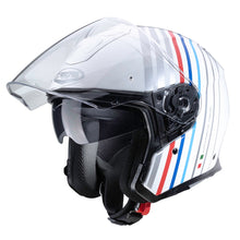 Caberg Flyon Bakari White Silver Open Face Helmet