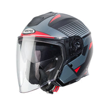 Caberg Flyon Rio Matt Black Red Silver Open Face Helmet
