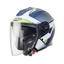 Caberg Flyon Rio Matt Blue White Yellow Silver Open Face Helmet