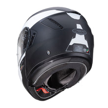 Caberg Levo Prospect Matt Black White Flip Front Helmet