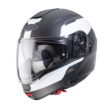 Caberg Levo Prospect Matt Black White Flip Front Helmet