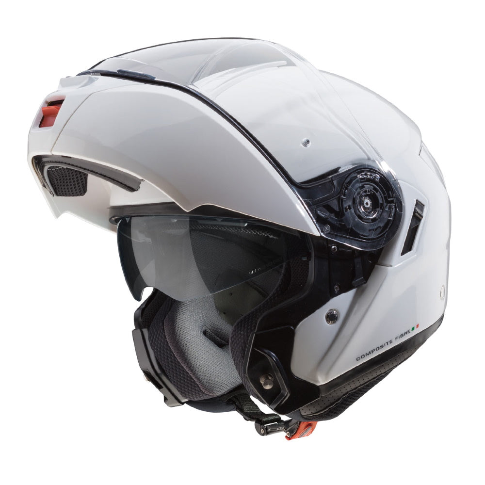 Caberg Levo White Flip Front Helmet