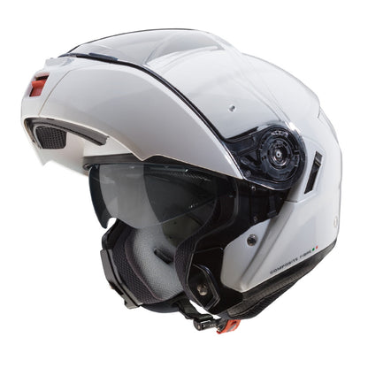 Caberg Levo White Flip Front Helmet