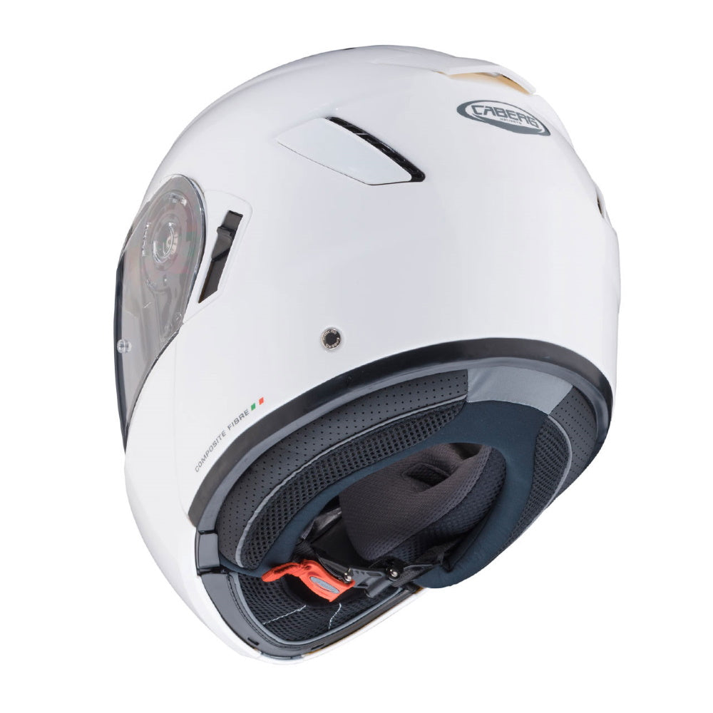 Caberg Levo White Flip Front Helmet