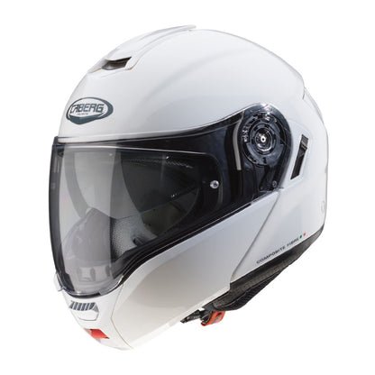Caberg Levo White Flip Front Helmet